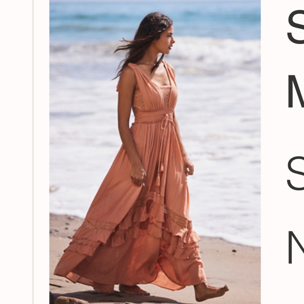 Free People Terracotta Maxi Dress